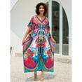 thumbnail image 2 of CFCSRP Women Kaftan Dresses Plus Size Moo Moo for WomenCover ups Summer Dress Maxi Long Caftan Swimsuit Bathing Suit Cover Up, 2 of 6