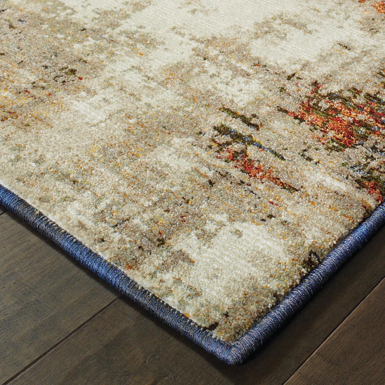 Avalon Home Everman Abstract Woven Area Rug, 5.25' x 7.55'