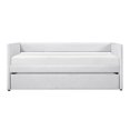 thumbnail image 3 of No Thick Mattress Needed - Gray Fabric Daybed with Trundle, 3 of 4