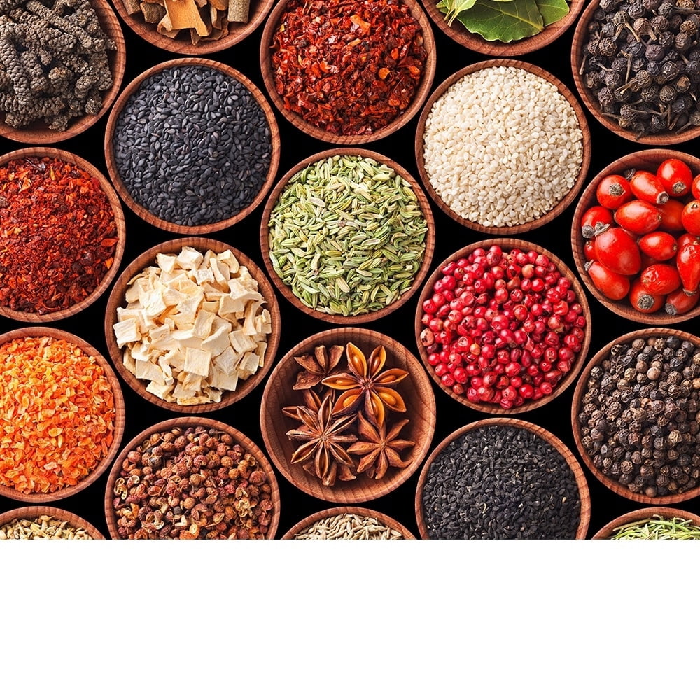 Colorful Spices Photgraphy- 14"x14" Canvas Artwork 14 x 14