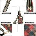 thumbnail image 6 of FORMRS Womens Crossbody Sling Bag Travel Daypack Shoulder Chest Backpack, Dark Tartan Pattern, 6 of 7