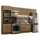 thumbnail image 1 of Cocina Integral 350cm Marrón Glamy Madesa 01, 1 of 5