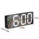 thumbnail image 3 of Reloj despertador digital LED con alarma, reloj electrónico con espejo, fecha, hora y temperatura, pantalla giratoria y control de sonido, función de despertador., 3 of 8