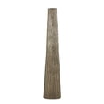 thumbnail image 6 of DecMode 48" Slim Flat Tall Floor Cone Brass Aluminum Metal Vase with Textured Ridges, 6 of 9
