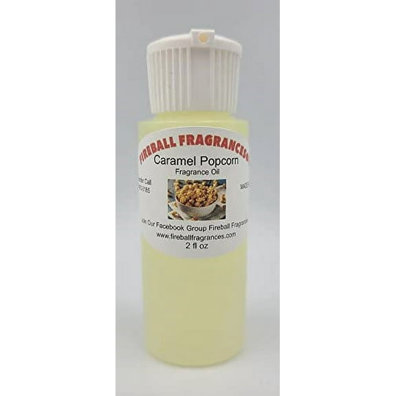Caramel Popcorn Scented Oil by Fireball Fragrances- 2 Oz Bottle!