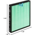 thumbnail image 7 of Vital 100S-P Toxin Absorber Air Purifier Replacement, Supports HEPA Sleep Mode, 3-In-1 Filter, Efficiency Activated Carbon, Vital 100S-RF-TX, 1 Pack, Green, 7 of 7