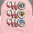 thumbnail image 3 of Disney - Ho Ho Ho - Toddler & Youth Girls Raglan Graphic T-Shirt, 3 of 5