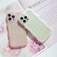 thumbnail image 3 of Compatible with iPhone 11 Pro,Cute Kawaii Bling Sparkle Glitter Frame Shape Soft Silicone Shockproof Protective Phone Cover for Women Girls Love Pink, 3 of 15