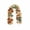 C, variant on Halloween Garland Outdoor, Autumn Maple Leaves Hanging Vines, Thanksgiving Decoration with Pumpkin Fall Colors Simulated Maple Leaves, 175cm/68.9in