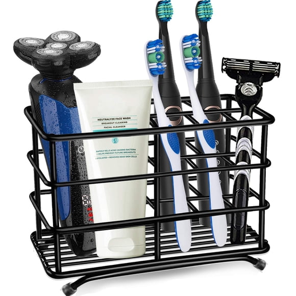 Soportes Para Cepillos De Dientes Para Baños, Soporte Para Cepillos De Dientes Eléctricos A Prueba De Herrumbre De Acero Inoxidable, Organizador De Pasta De Dientes, Soporte De Almacenamiento Para Cep