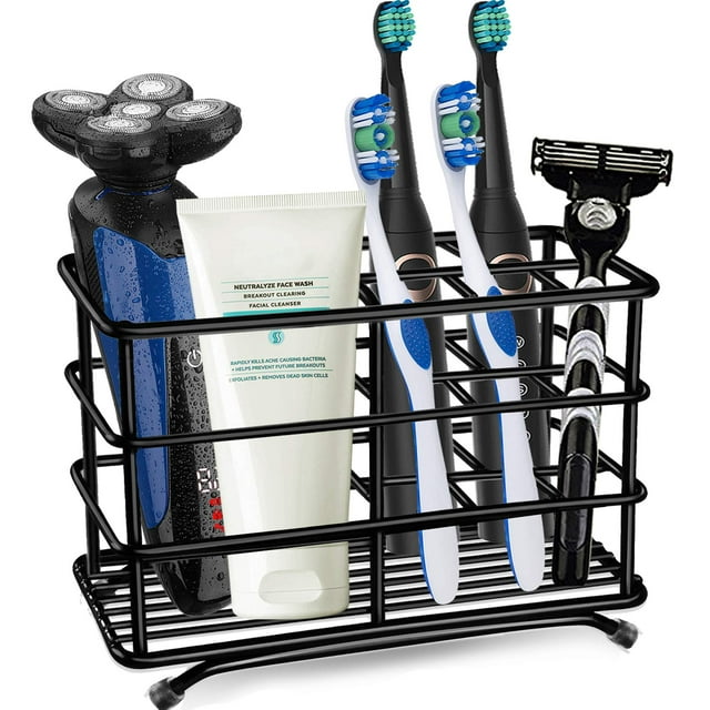 Soportes Para Cepillos De Dientes Para Baños, Soporte Para Cepillos De Dientes Eléctricos A Prueba De Herrumbre De Acero Inoxidable, Organizador De Pasta De Dientes, Soporte De Almacenamiento Para Cep