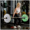 thumbnail image 1 of Eastvita Yellow 35LB High Quality Rubber Bumper Plate with Printed Lettering, 1 of 6
