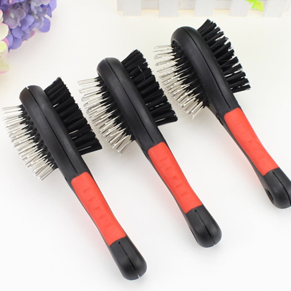 Culture Double-sided Long Short Hair Dog Cats Comb Puppy Pet Fur Grooming Shedding Brush