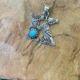 thumbnail image 4 of Retro Style Turquoise Alphabet Necklace Featuring 26 Unique Letter Charms for Fashion Accessory, 4 of 4