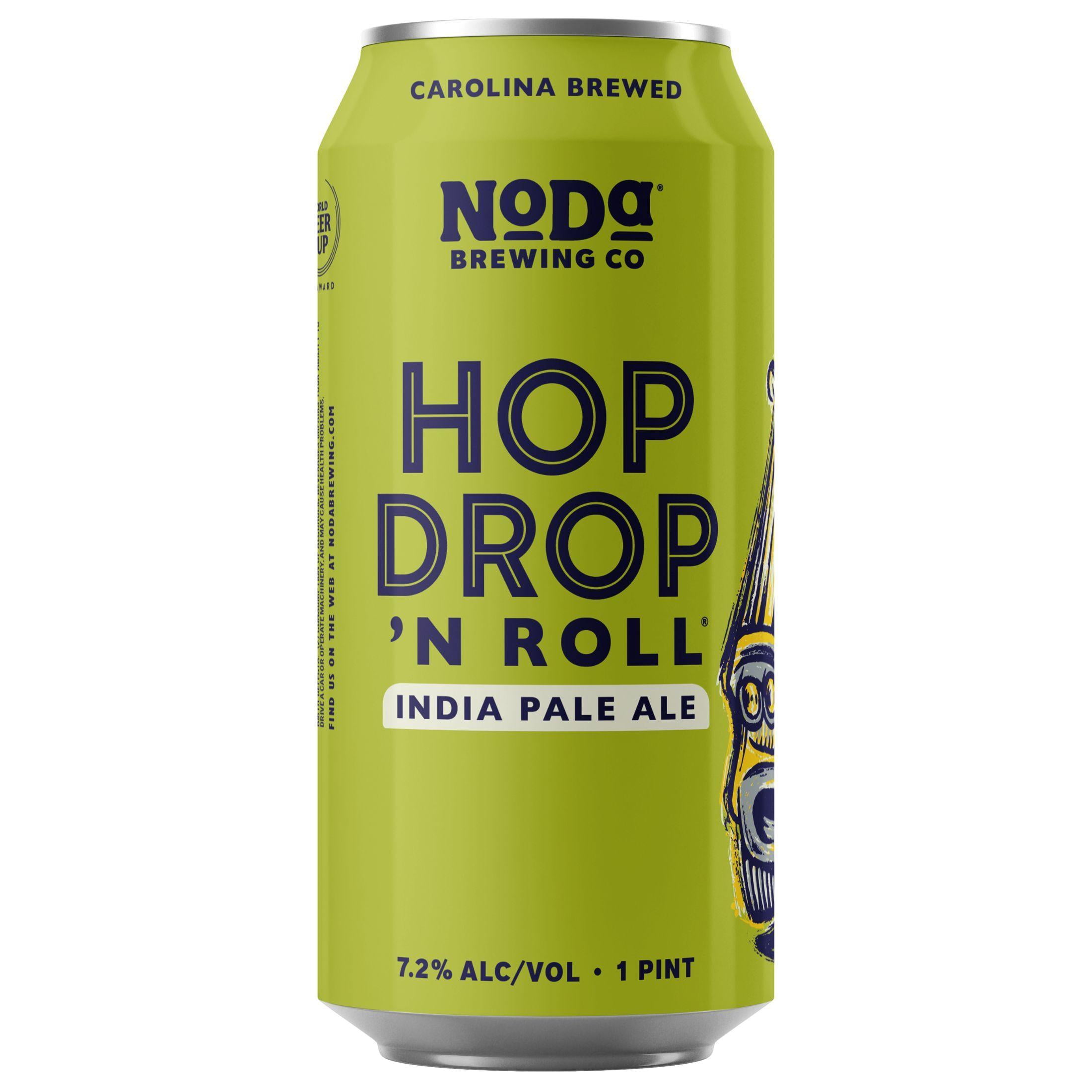 Noda Hop Drop N Roll India Pale Ale Craft Beer, 16 fl oz, 4 Pack Cans, 7.2% ABV