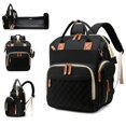 thumbnail image 1 of Bolsa de pañales Lamroro impermeable 3 en 1 con cambiador, 1 of 7