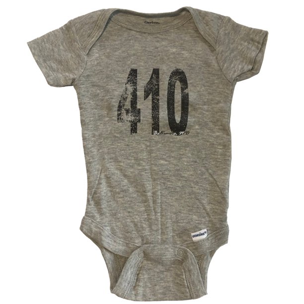 410 Baltimore Maryland Area Code Baby Onesie One Piece Baby Bodysuit Grey Walmart Com 410 Baltimore Maryland Area Code Baby Onesie One Piece Baby Bodysuit Grey Walmart Com