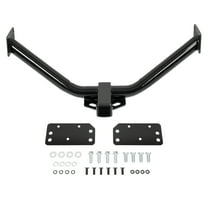 KOJEM 2" Receiver Trailer Hitch Compatible with 2007-2013 Acura MDX Models Class 3 Black Steel