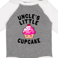 thumbnail image 4 of Inktastic Uncles Little Cupcake Girls Long Sleeve Baby Bodysuit, 4 of 5