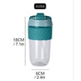 thumbnail image 2 of Agua Con Pajita Taza De Café Portátil De 450 Ml Taza De Agua Reutilizable Sin Bpa Para Bebidas De Jugo De Leche Cateissary HA042243-01, 2 of 6