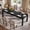Black, variant on Finmind Wood 71" Large Black Dining Table for 6 8 10, Farmhouse Solid Wood Rustic Kitchen Table