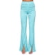 thumbnail image 5 of VISgogo - Conjunto de 2 piezas de moda para mujer, manga larga con puños de plumas, tops cortos con nudo y pantalones de cintura alta VISgogo moda, 5 of 9