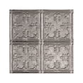 thumbnail image 1 of Fasade Easy Installation Traditional 10 Galvanized Steel Glue Up Ceiling Tile/ Ceiling Panel (12" X 12" Sample), 1 of 3