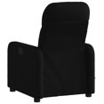 thumbnail image 2 of vidaXL Electric Massage Recliner Chair Black Fabric, 2 of 9