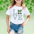thumbnail image 2 of TZEWGL Tees For Girl Boy Short Sleeve Graphic Crew Neck Trendy Top For Kids size 3-4T, 2 of 4