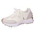 thumbnail image 6 of Rokment Women Retro Color Block Running Trainners Skate Shoes Comfortable Suede Platform Non Slip Jogging Walking Tennis Sneakers for School Streetwear Casual, 6 of 9