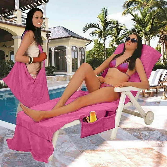 PALIFEUR Bedding Comforter Sets Chair Beach Towel Chair Beach Towel Cover Microfiber Pool Chair A Towel Is Included As A Gift