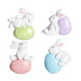 thumbnail image 2 of AYktou 4 Pcs Easter Bunny Fridge Magnets, Easter Decor - Rabbit Hold Easter Egg Refrigerator Magnets Kitchen Home Office Whiteboard Stickers Decor Gifts for Women Cabinet Car Supplies, 2 of 6