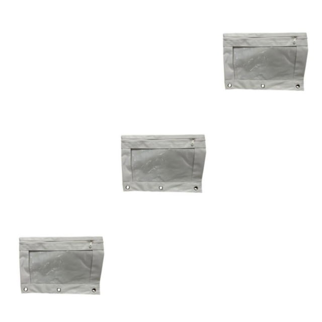 Moyic Bolsa con cremallera fácil de organizar para suministros de oficina y escuela Bolsa de almacenamiento de documentos elegante Blanco Type1 NO1