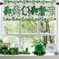 thumbnail image 3 of EUDIDV Lucky Charm Products St. Patrick's Day Style Semi Kitchen Curtains Friendly And Easy To Clean Fabric Easy To Install Suitable For Kitchen Living Room Bedroom Irish Day, 3 of 6