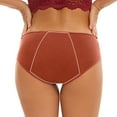 thumbnail image 5 of BLVB Womens Plus Size Period Panties Menstrual Leak Proof Underwear Comfy Full Coverage Briefs 4 Pack, 5 of 7