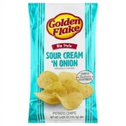 Golden Flake Dip Style Sour Cream 'n Onion Potato Chips 4.625 oz