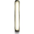 thumbnail image 3 of Mens 10K Yellow Gold, 4mm Slightly Domed Comfort-Fit Wedding Band with Milgrain (sz 9.5), 3 of 3