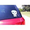 thumbnail image 2 of Chroma 41501 Punisher Skull Injection Molded Chrome Colored Emblem Decal, 2 of 2