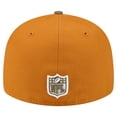 thumbnail image 4 of Men's New Era Olive/Brown Chicago Bears Two-Tone Color Pack Split Panel 59FIFTY Fitted Hat, 4 of 5