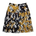 thumbnail image 1 of French Connection Womens Aventine Pleated Skirt, Yellow, 2, 1 of 2