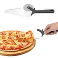 thumbnail image 2 of Espátula cortadora de pizza de acero inoxidable multifuncional profesional, 2 of 9