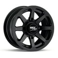 thumbnail image 6 of RockTrix RT102 4pc 14in ATV Wheels 4x110 Rims, 14x7, 5+2 Offset, For ATV UTV with IRS (Independent Rear Suspension), Compatible with Honda Kawasaki Yamaha Suzuki 4/110 (Set of 4), 6 of 8