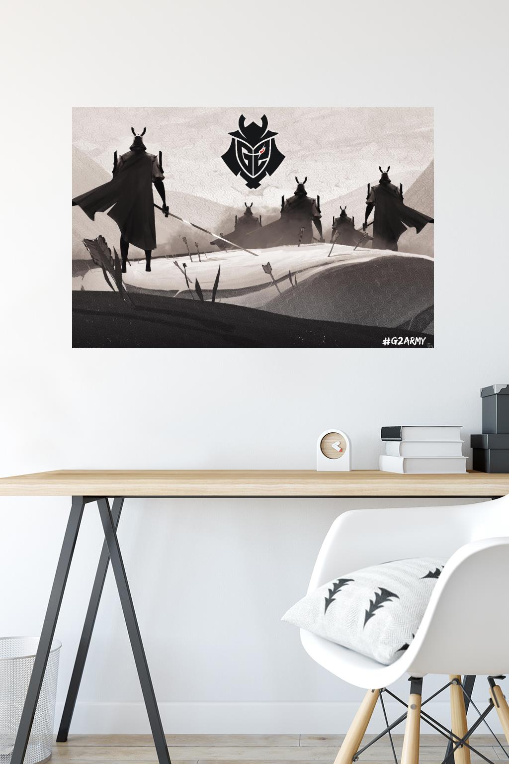 G2 Esports - Samurai Wall Poster, 22.375" x 34"