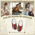 thumbnail image 7 of Lsque Mexican Serape Blanket Stripes Pattern Womens Comfort Cotton on Scuff With Memory Foam and Anti-skid Sole Slipper-42/43, 7 of 7
