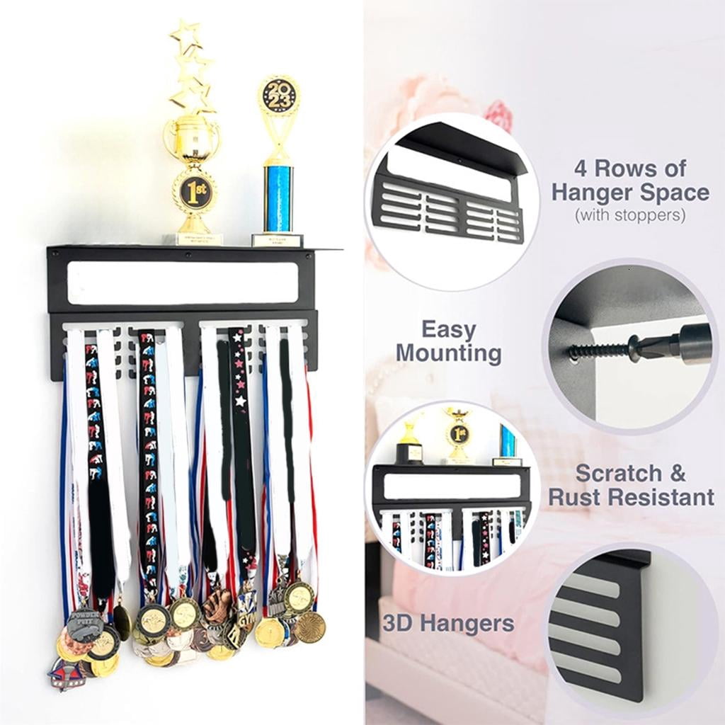 Osdhezcn Functional Metal Trophies Hanging System Space Saving Design For Multiple Competition Awards