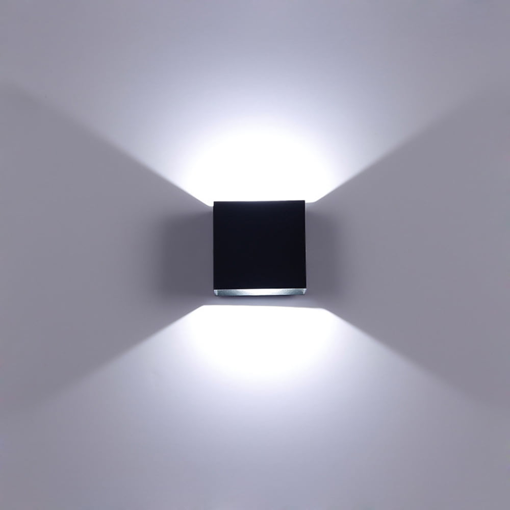 2W/6W LED Wall Mount Light Fixture Rotatable Bedside Lamp Acrylic Corridor Aisle 