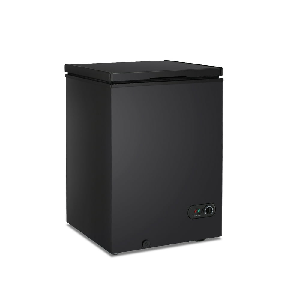 3.5 Cubic Feet Chest Freezer Top Door Compact Space Apartment Home Food