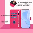 thumbnail image 4 of ELEHOLD Wallet Case for Samsung Galaxy A54 5G, PU Leather Stand Case with 3 Card Holders & Wrist Strap, Shockproof TPU Inner Flip Cover,Rose, 4 of 9