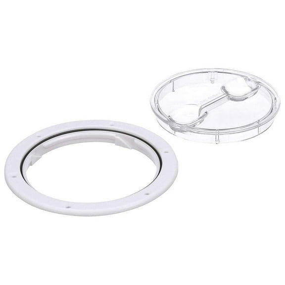 Seachoice 39291 4-Inch Polypropylene Twist 'N' Lock 4 inch Deck Plate