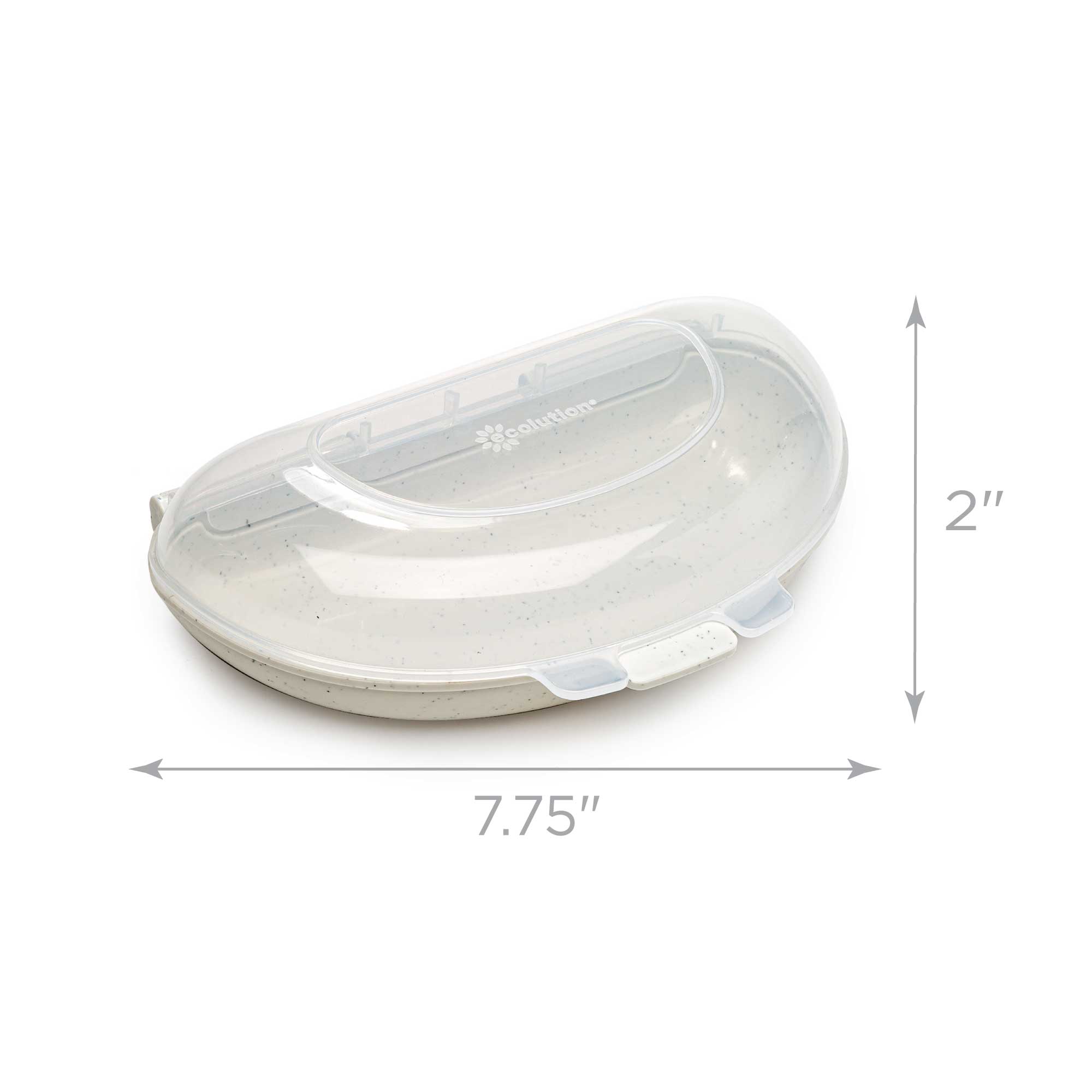 Ecolution Microwave Omelet Maker, Dishwasher Safe, 7.75", White